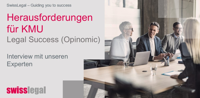 SwissLegal - Interview on legal challenges for SMEs